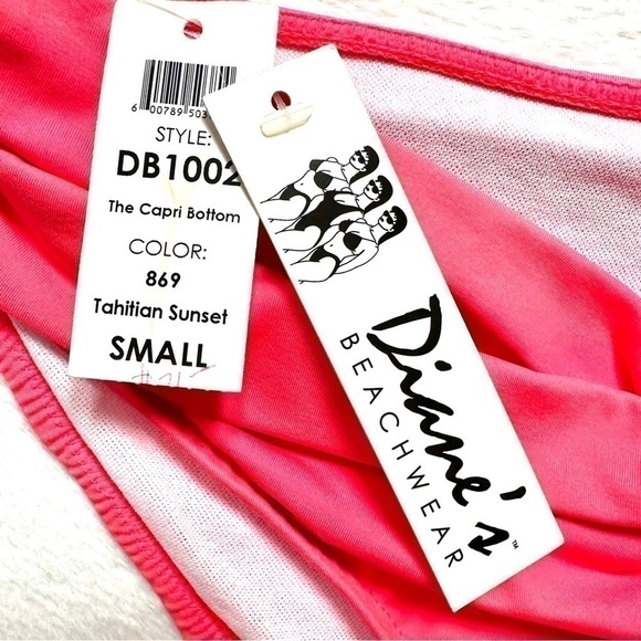 Diane’s Beachwear Tahitian Sunset The Capri Swim Bottom S - Picture 3 of 7